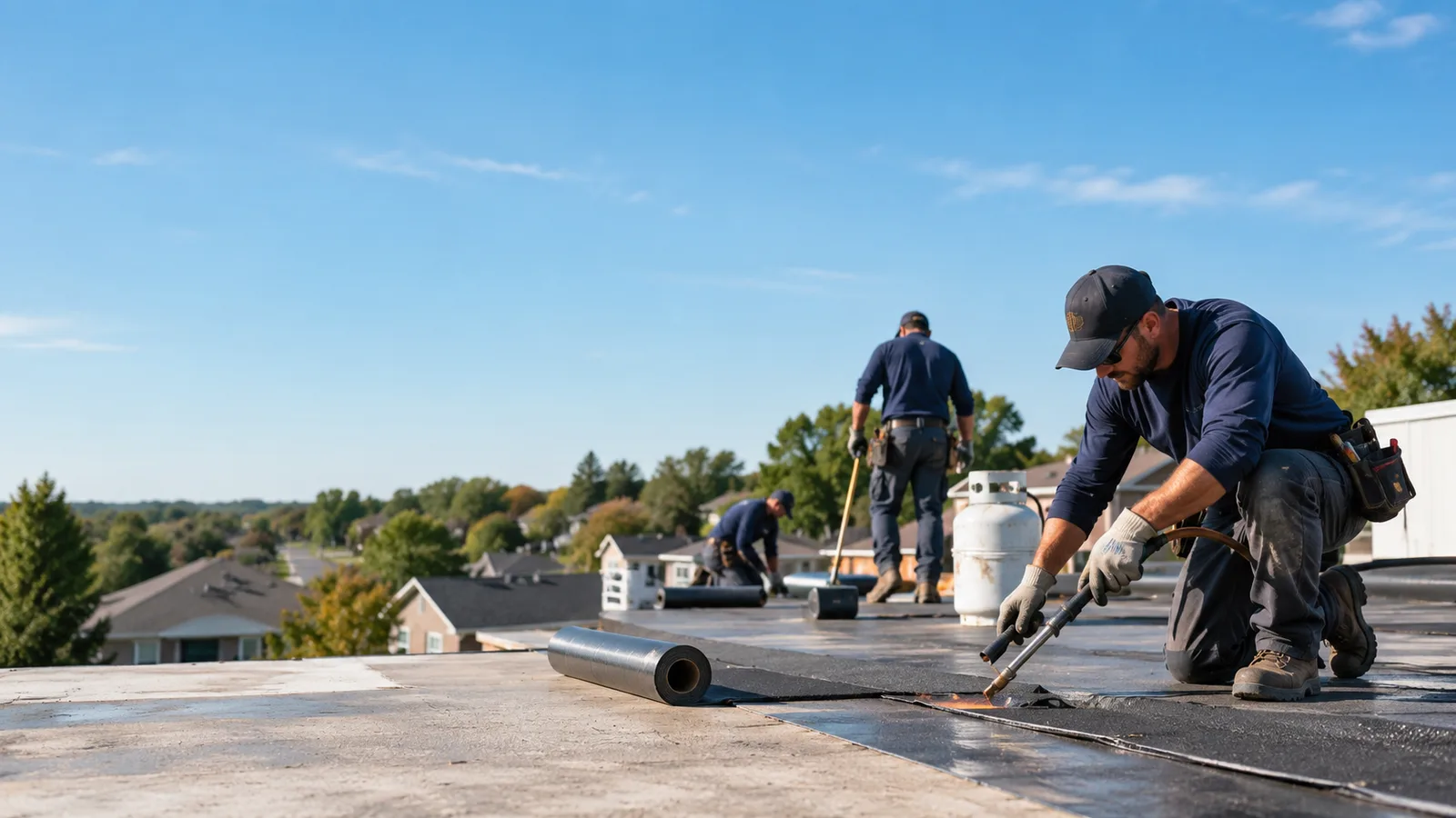 Flat Roof Leak Repair providers in Schulter, OK